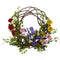 22 In. Artificial Spring Floral Wreath
