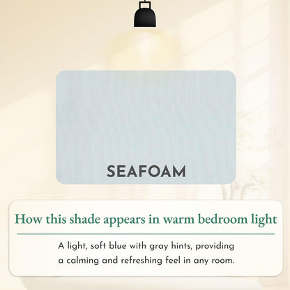 - Luxury Full Size Sheet Set - 100% Cotton, 600 Thread Count Deep Pocket Full Size Bed Sheets, Hotel-Quality Cooling Sheets with Sateen Weave - Seafoam