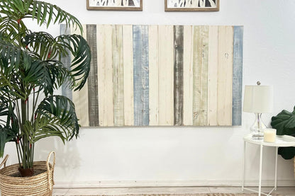 Solid Wood Headboard King Size Farmhouse with Smooth Natural Wood Grain, Handcrafted Wall-Mounted Panel Head Board, Adjustable Height, Modern Farmhouse Bedroom, Built to Last