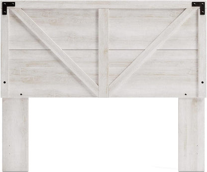 Shawburn Modern Farmhouse Headboard, Queen, Whitewash