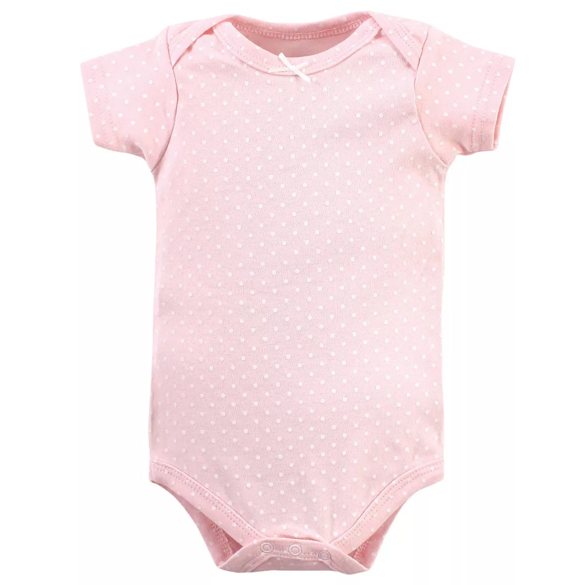 Hudson Baby Infant Girl Cotton Bodysuits, Modern Pink Safari