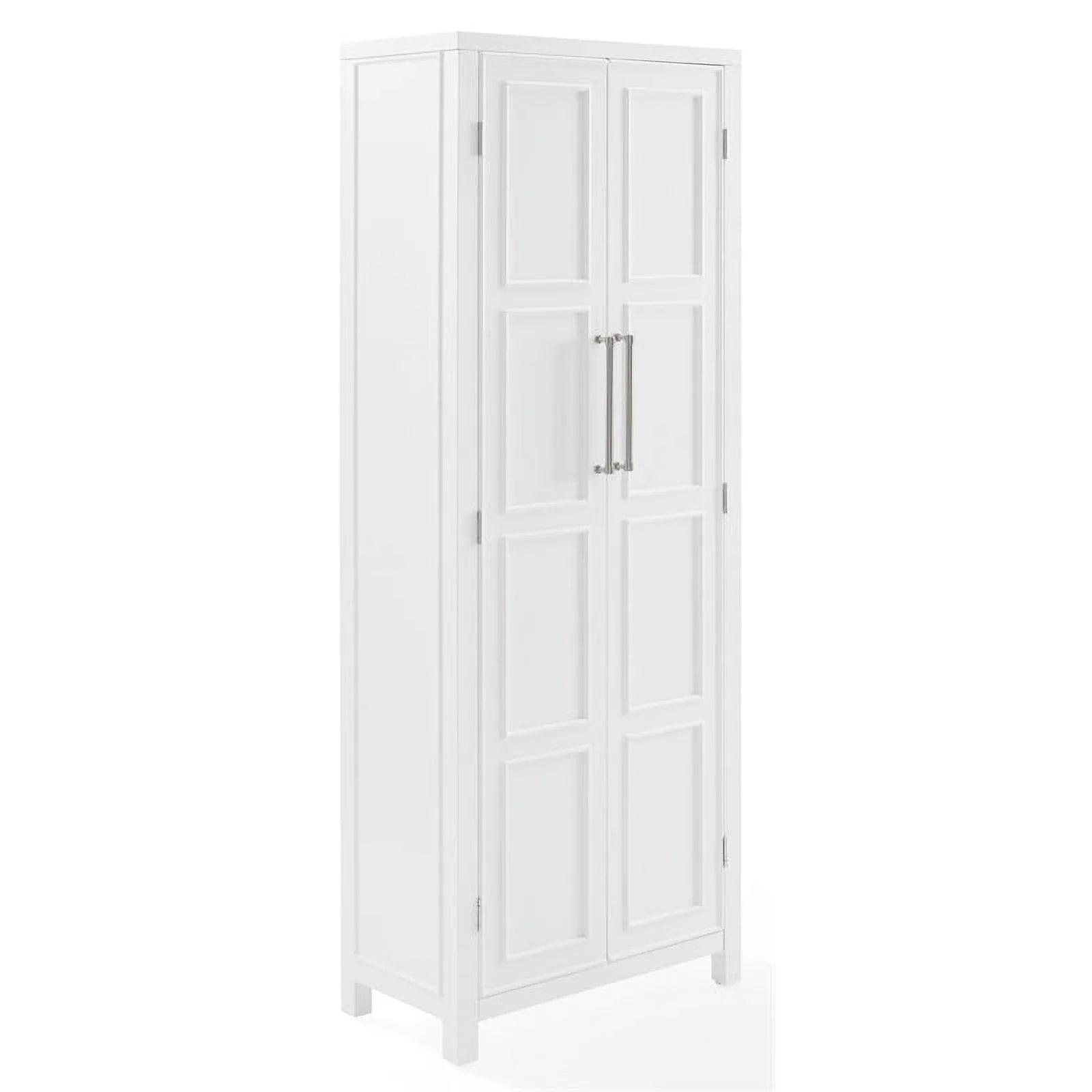 Cutler Modern Wood Storage Pantry in White