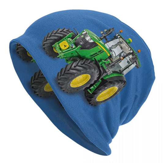Custom Tractor Skullies Beanies Caps Men Women Unisex Trend Winter Warm Knitted Hat Adult Bonnet Hats