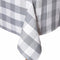 Farm Check Grey 100% Cotton Tablecloth 52"X70"