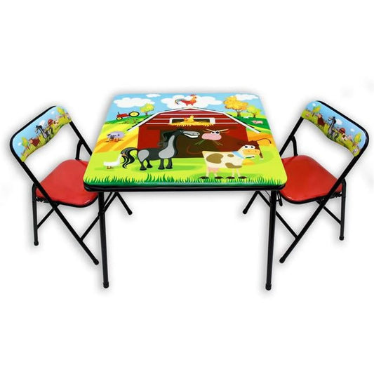 GS75044 Barnyard Indoor Table & Chair, Multi Color -Age Group 3 to 8 Years