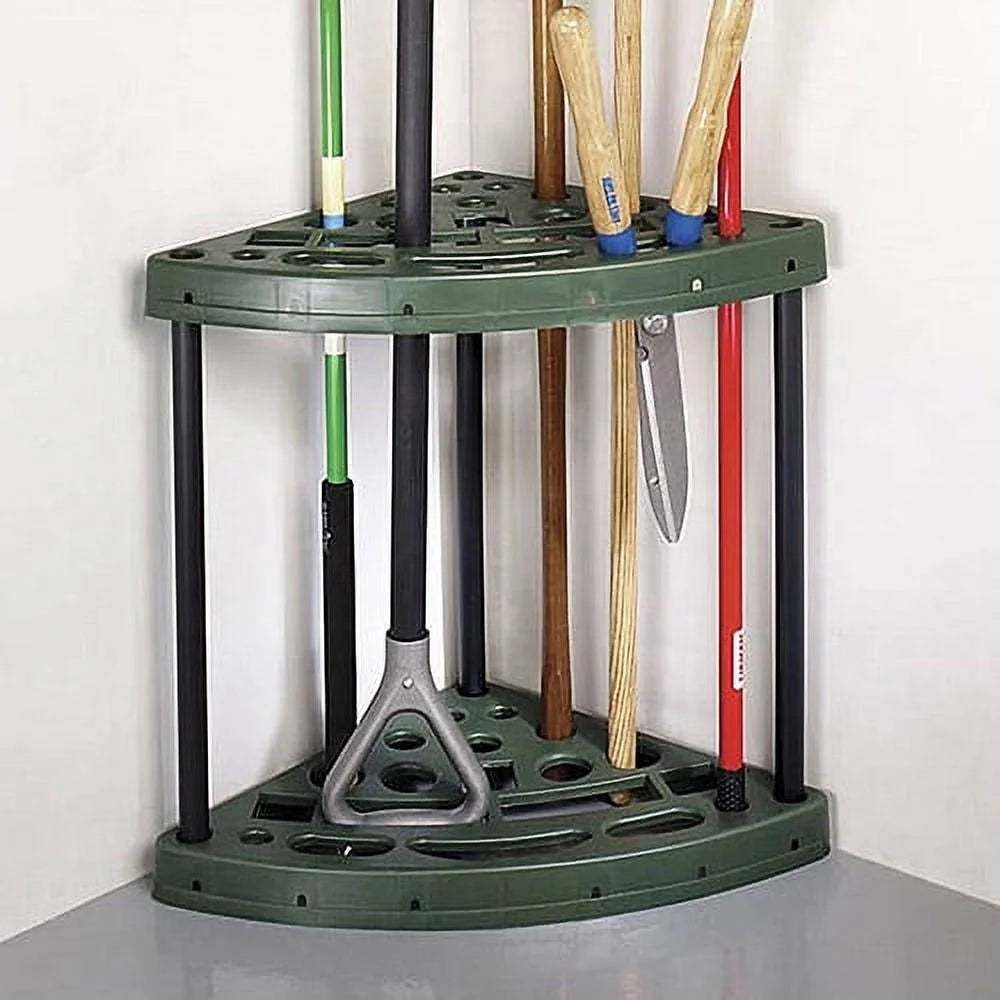 Sto-Away Yard Tool Corner Storage Rack