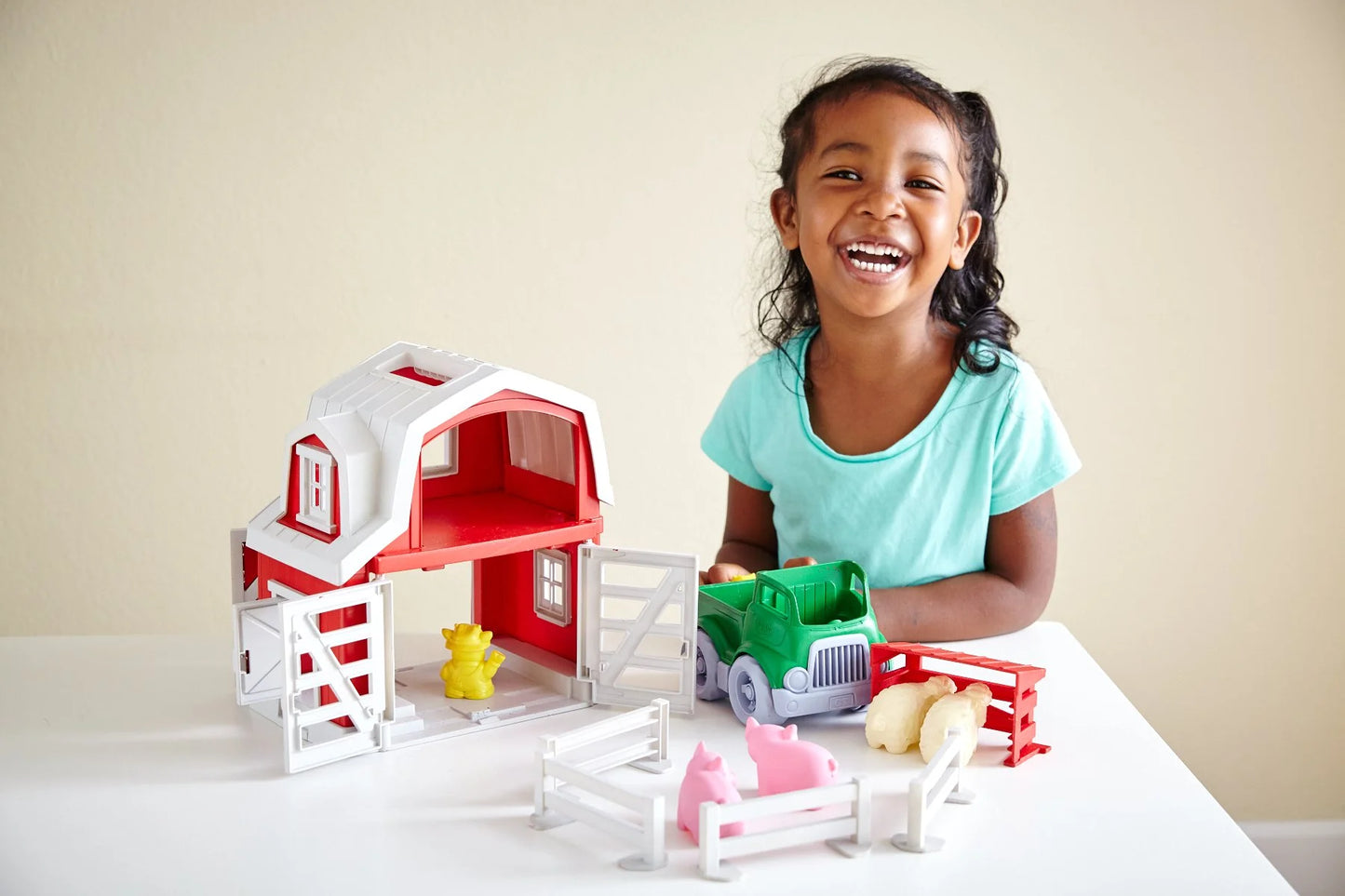 Farm Playset, 100% Recycled Plastic, for Unisex Child Ages 2+