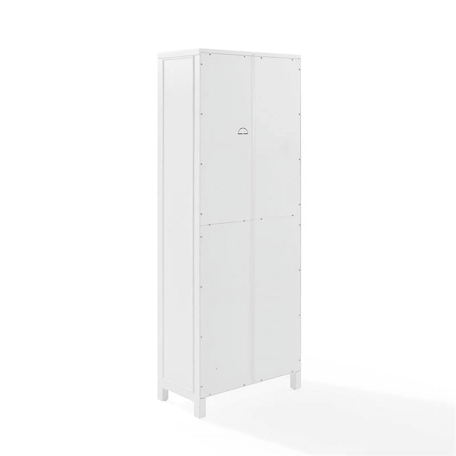 Cutler Modern Wood Storage Pantry in White