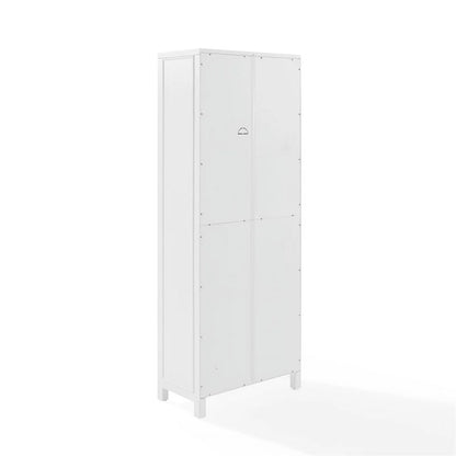 Cutler Modern Wood Storage Pantry in White