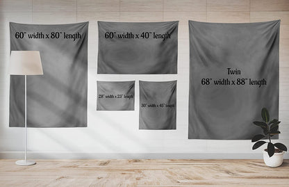 Hummingbirds Tapestry, Birds Out of Cages Spring Birdcage on Branch Wings Tail Romantic Love Heart, Fabric Wall Hanging Decor for Bedroom Living Room Dorm, 28" X 23", Black White