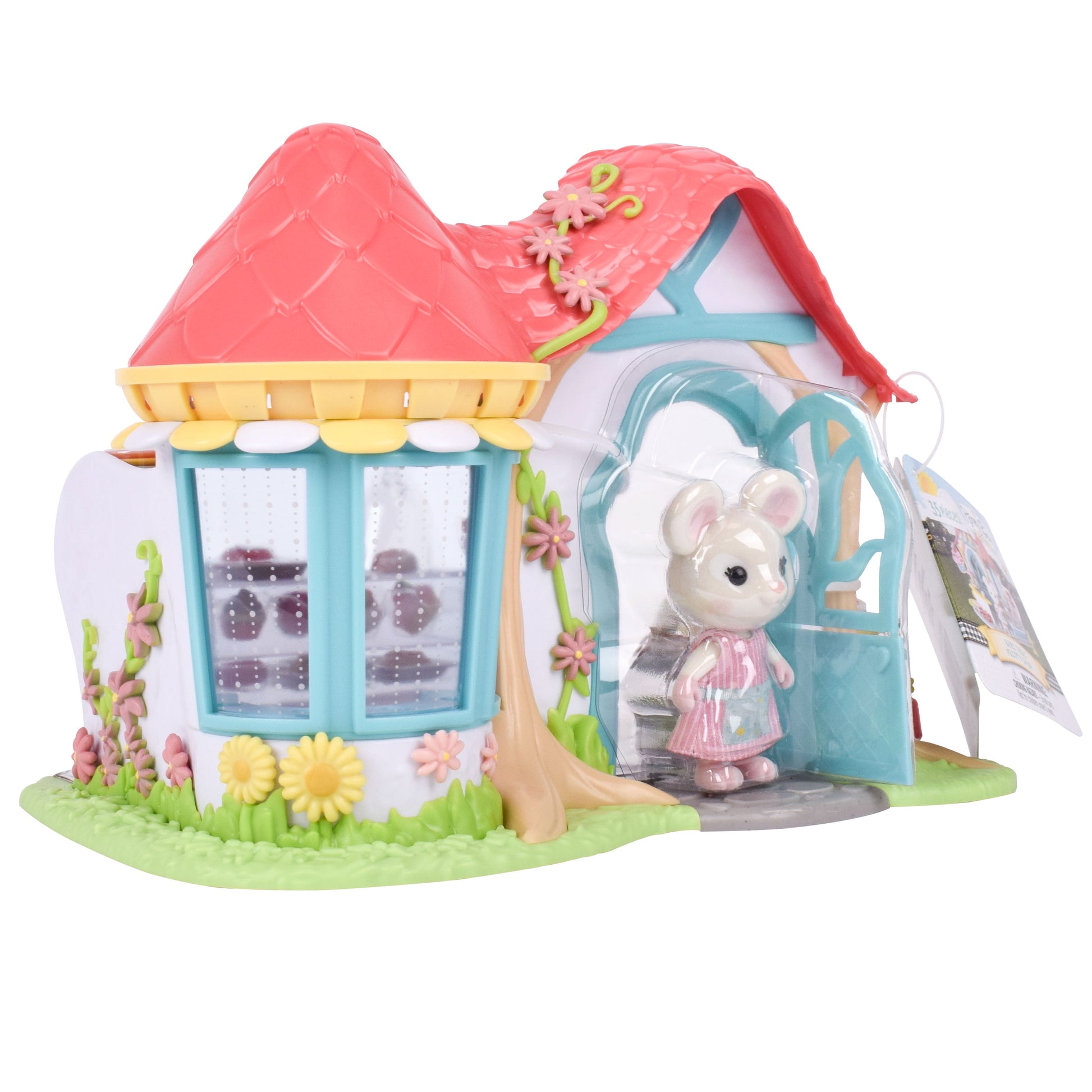 Bees Teas Pastry Shop Playset with Figure, 35 Pieces, Children Ages 3+