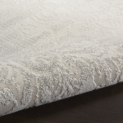 Elation Farmhouse Ivory Grey Area Rug