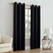 Grommet Blackout Single Curtain Panel, Black, 40"W X 63"L