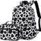 Cow Print Girls Backpack Set for Teens Backpacks School Bookbags with Lunch Bag (Cow Print)