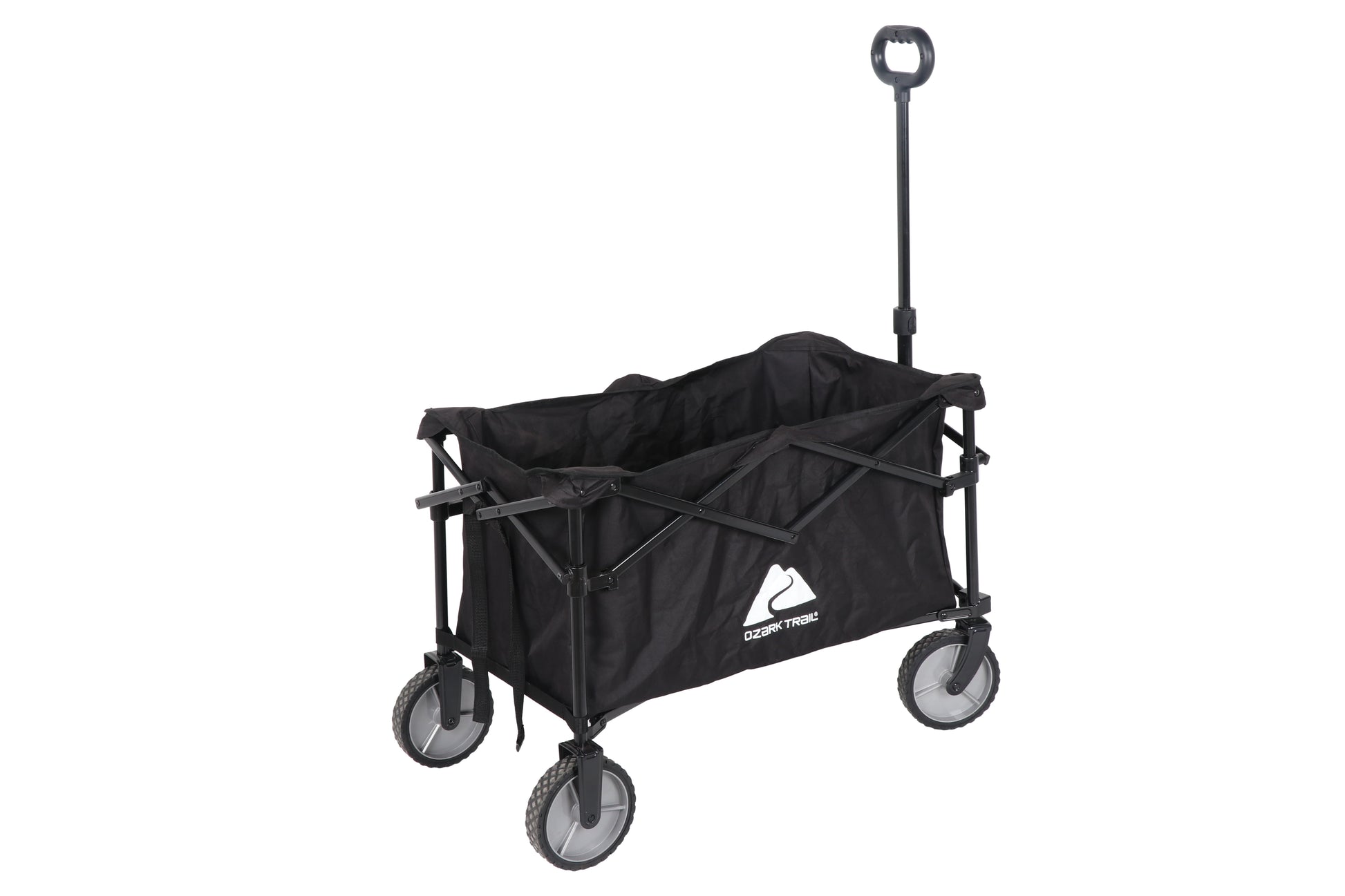 Multi-Purpose Big Bucket Cart, Black Wagon, Height 24"