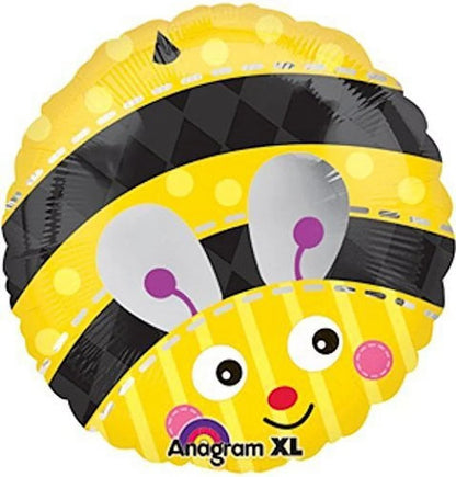 7 Pc Cute Bumblebee Balloon Bouquet Honey Bee Birthday Buzz Happy Bug Yellow