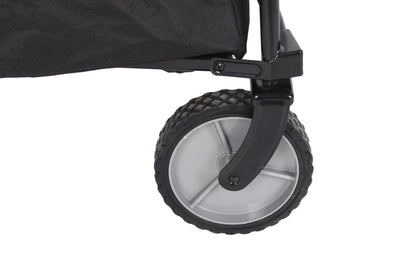 Multi-Purpose Big Bucket Cart, Black Wagon, Height 24"
