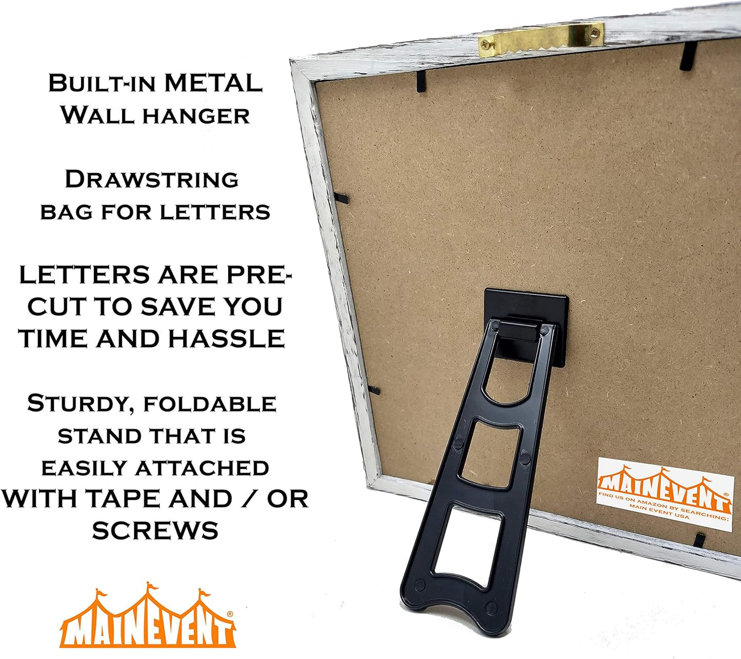 Felt Letter Board with Letters and Numbers 10X10 Inch, Felt Board with Letters Back to School Sign Classroom Decor, Baby Announcement Sign, First Day of School Board, Wifi Password Sign