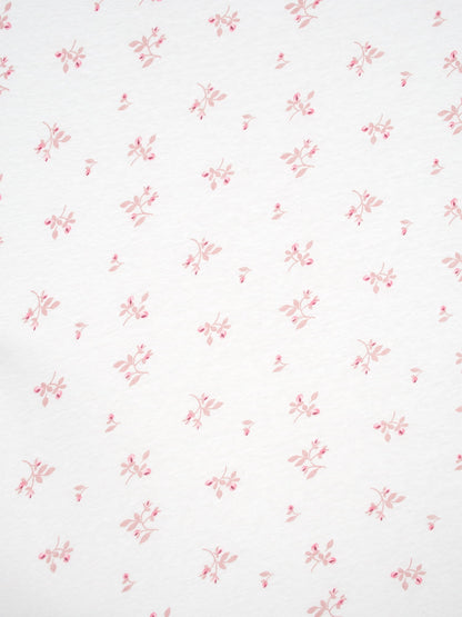 by Gerber Baby & Toddler Girl Ultra Soft Playard Sheet, Ivory Flowers