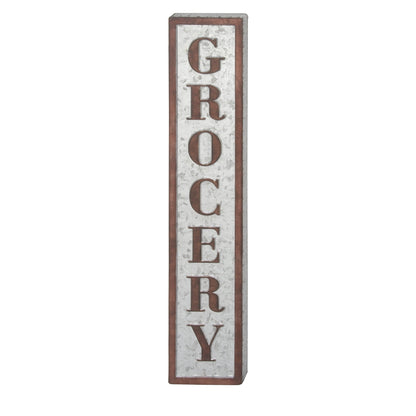 Indoor Brown Metal Farmhouse Sign Wall Decor