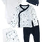 Baby Boy or Girl Gender Neutral Organic Cotton Take Me Home Gift Set, 6 Piece (Newborn-6 Months)