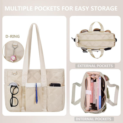 Tote Bag for Women with Zipper Teacher Tote Bag Clinical Bag Nursing Bag Travel