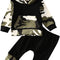 2Pcs Baby Boys Hoodie Tops Pants Set Dinosaur Deer Print Sweatsuit Fall Winter Outfits