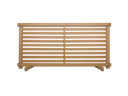 ZP19072 1.8 Ft H X 3.7 Ft W Woodtek Vinyl Cedar Color Slatted Portable Puppy Fence Kit (2 Panels)