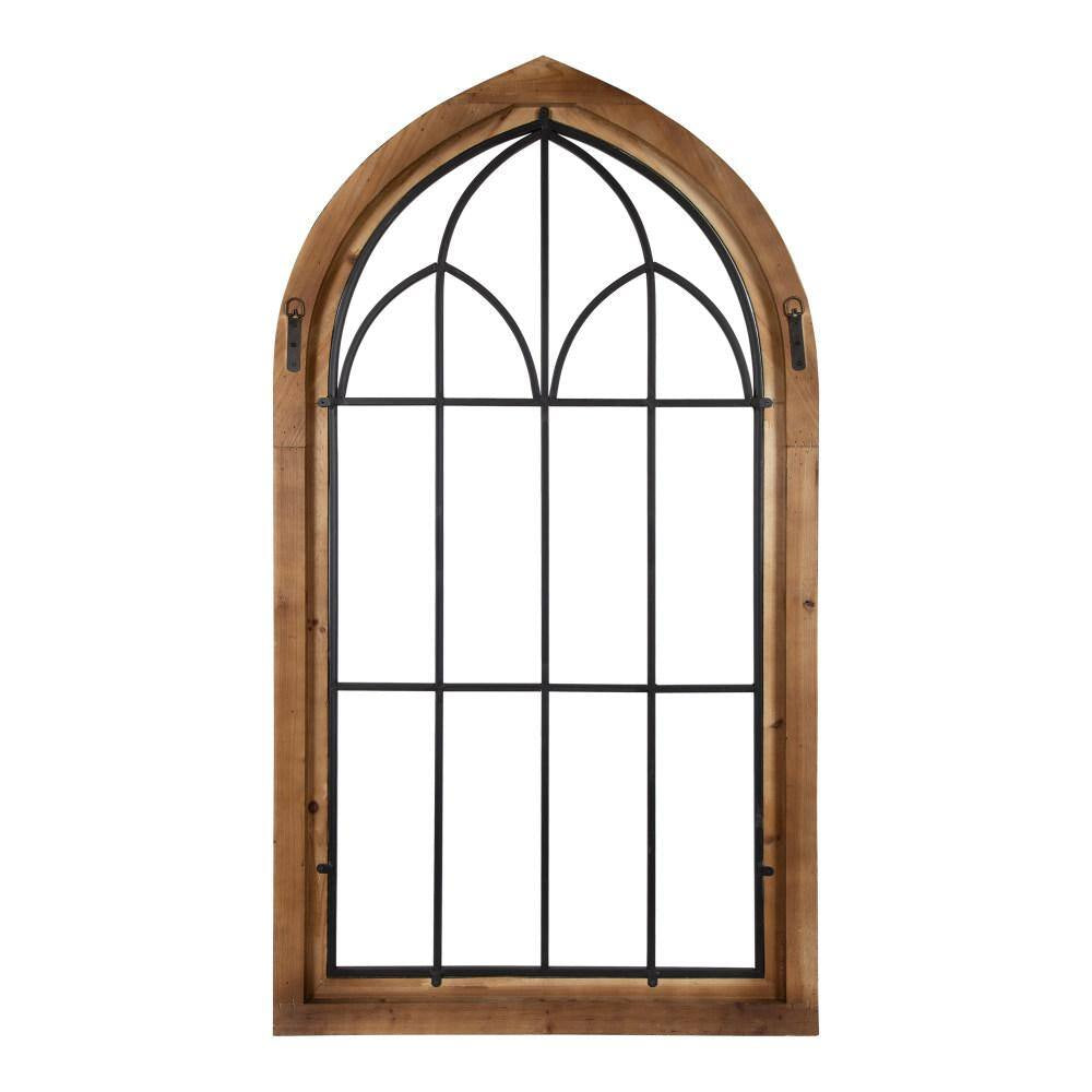 Rennel Wood Rustic Brown Plaque Wall Art