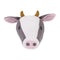 Plush Fleece Cow Head Wall Décor