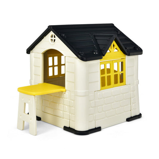 Kid’S Playhouse Pretend Toy House for Boys and Girls 7 Pieces Toy Set