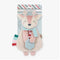Holiday Lovey Plush + Teether Toy, Pink Reindeer