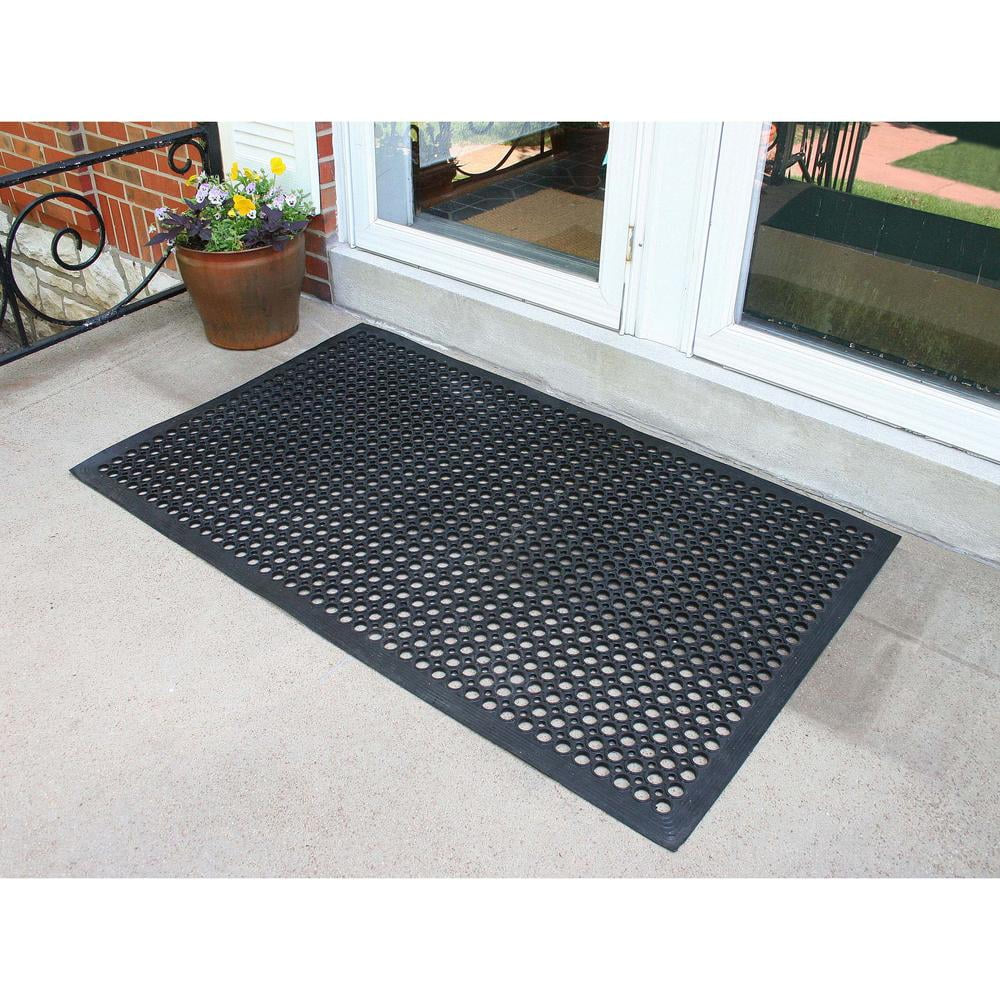Buffalo Tools 3 X 5 Foot Industrial Rubber Floor Mat - 2Pk