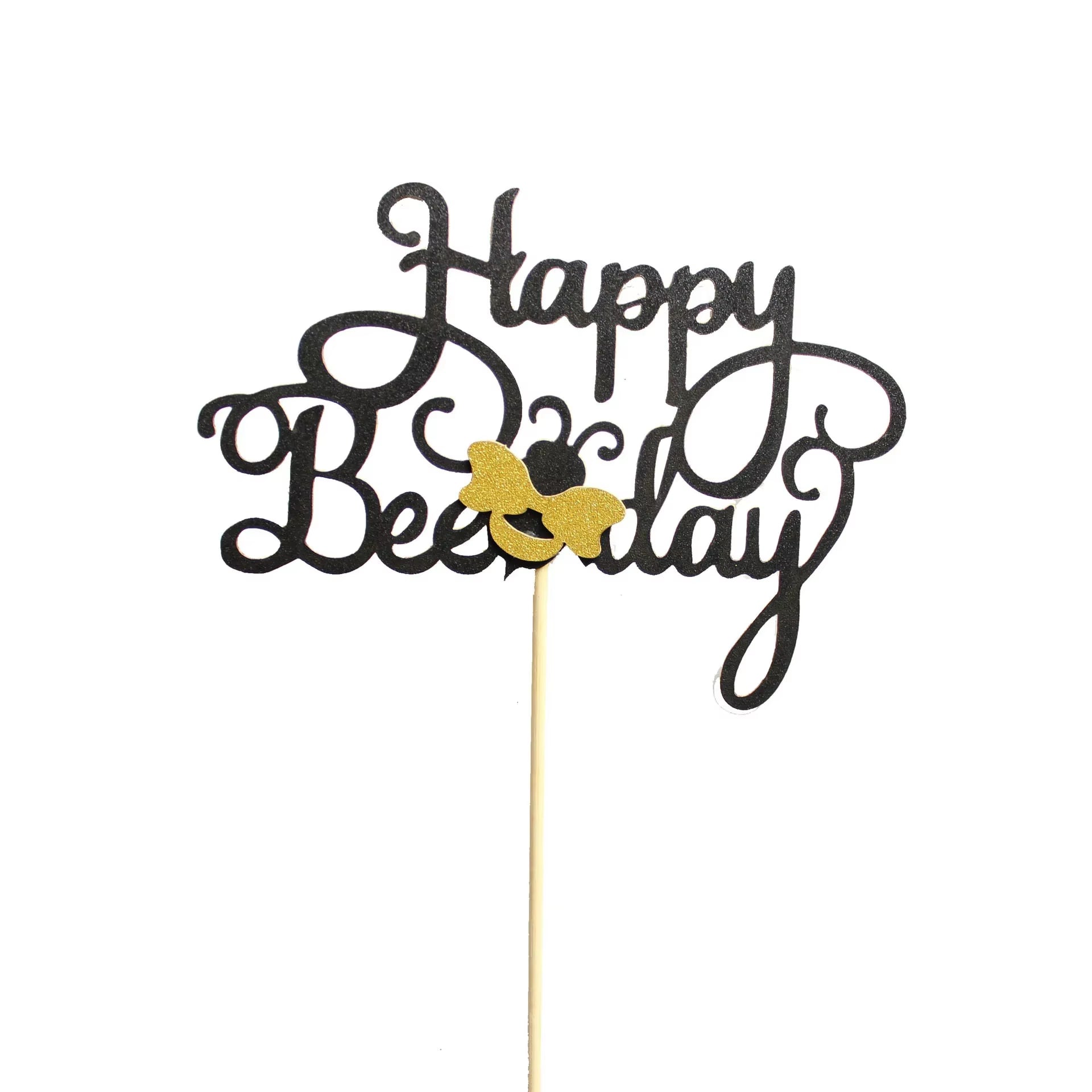 Bumble Bee Themed Happy Bee Day Balloons Happy Birthday Banner Honey Bee Party Decoration Cake Topper Baby Shower Party Supplies