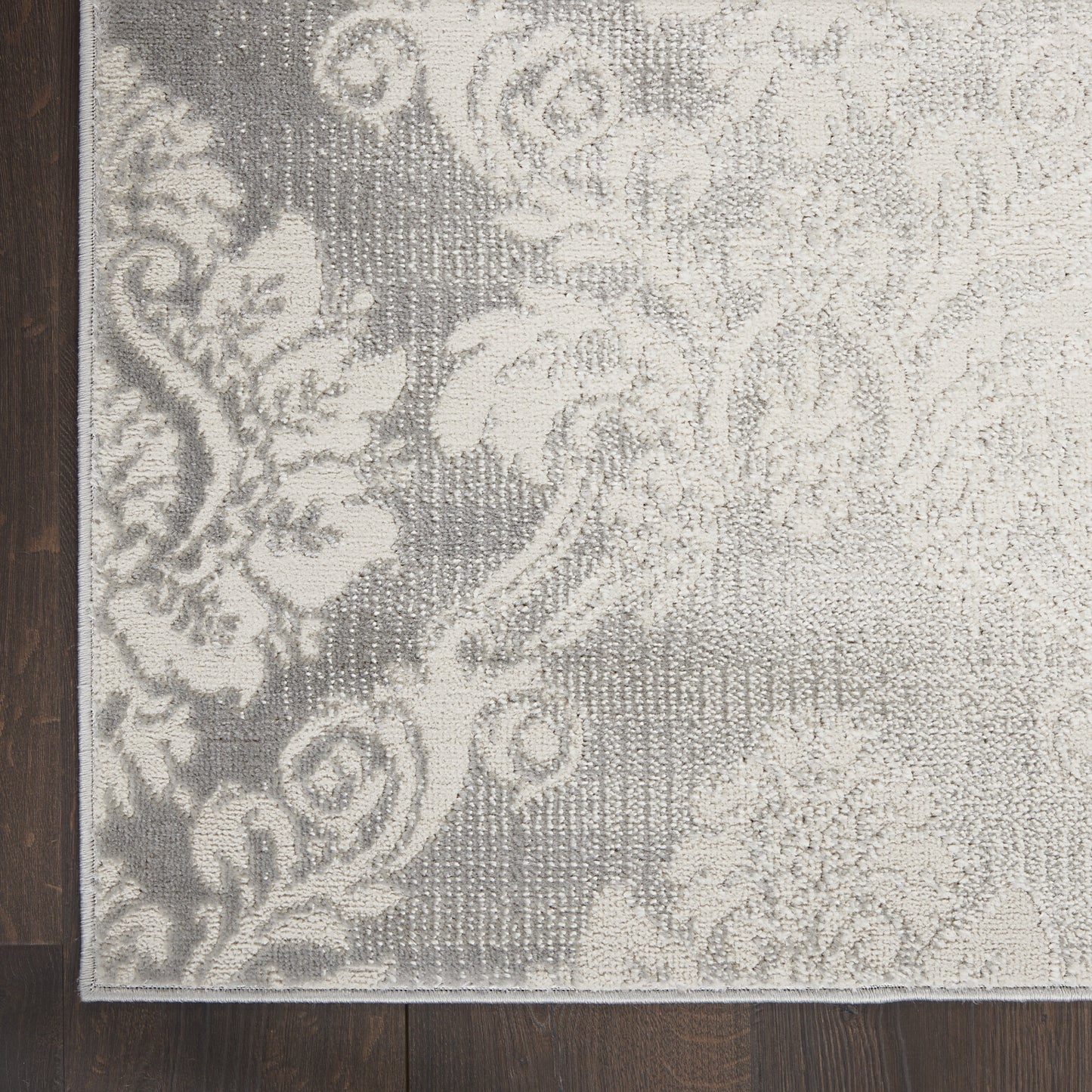 Elation Farmhouse Ivory Grey Area Rug