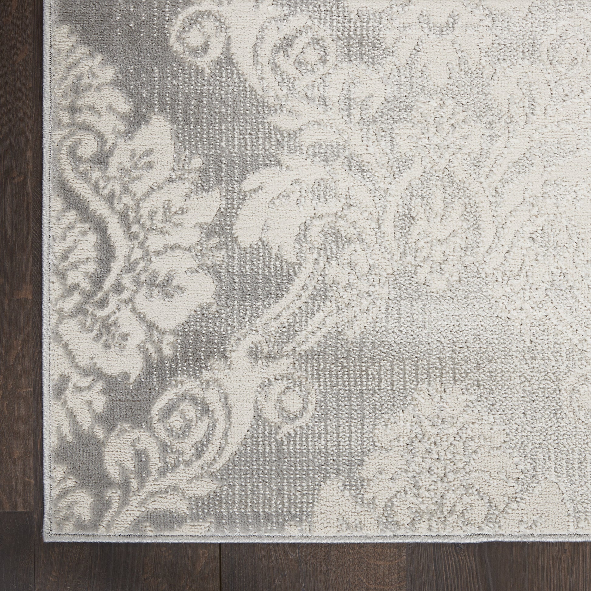 Elation Farmhouse Ivory Grey Area Rug