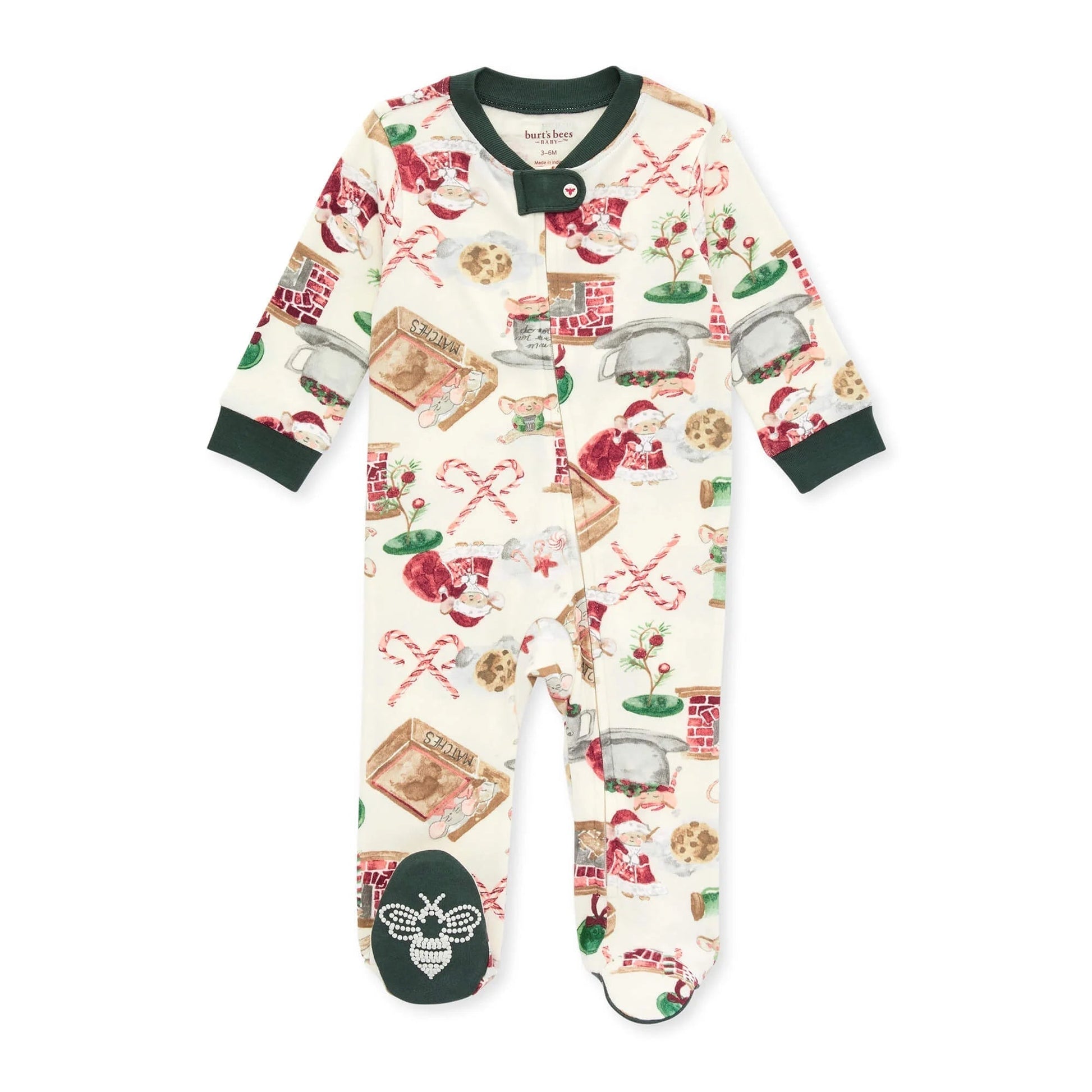 Organic Cotton Baby One Piece Sleep 'N Play, Sizes Newborn-6/9 Months