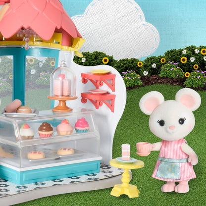 Bees Teas Pastry Shop Playset with Figure, 35 Pieces, Children Ages 3+