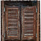 Western Shower Curtain, Antique Themed Traditional Rustic Wild West Swinging Wooden Cowboy Bar Saloon Door, Cloth Fabric Bathroom Decor Set with Hooks, 69" W X 70" L, Brown Dark