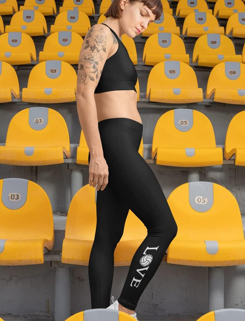 Matching Volleyball Hoodies & Leggings for Women Teen Girls Fans Team Players Love Hoodie & Legging Set