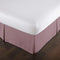 Hotel Quality King Bed Skirt - 15" Drop, Elegant Pleated Design, Premium Dust Ruffle/King Size Bed Skirt, Easy Care, Luxury Bed Skirt King Size, Lavender