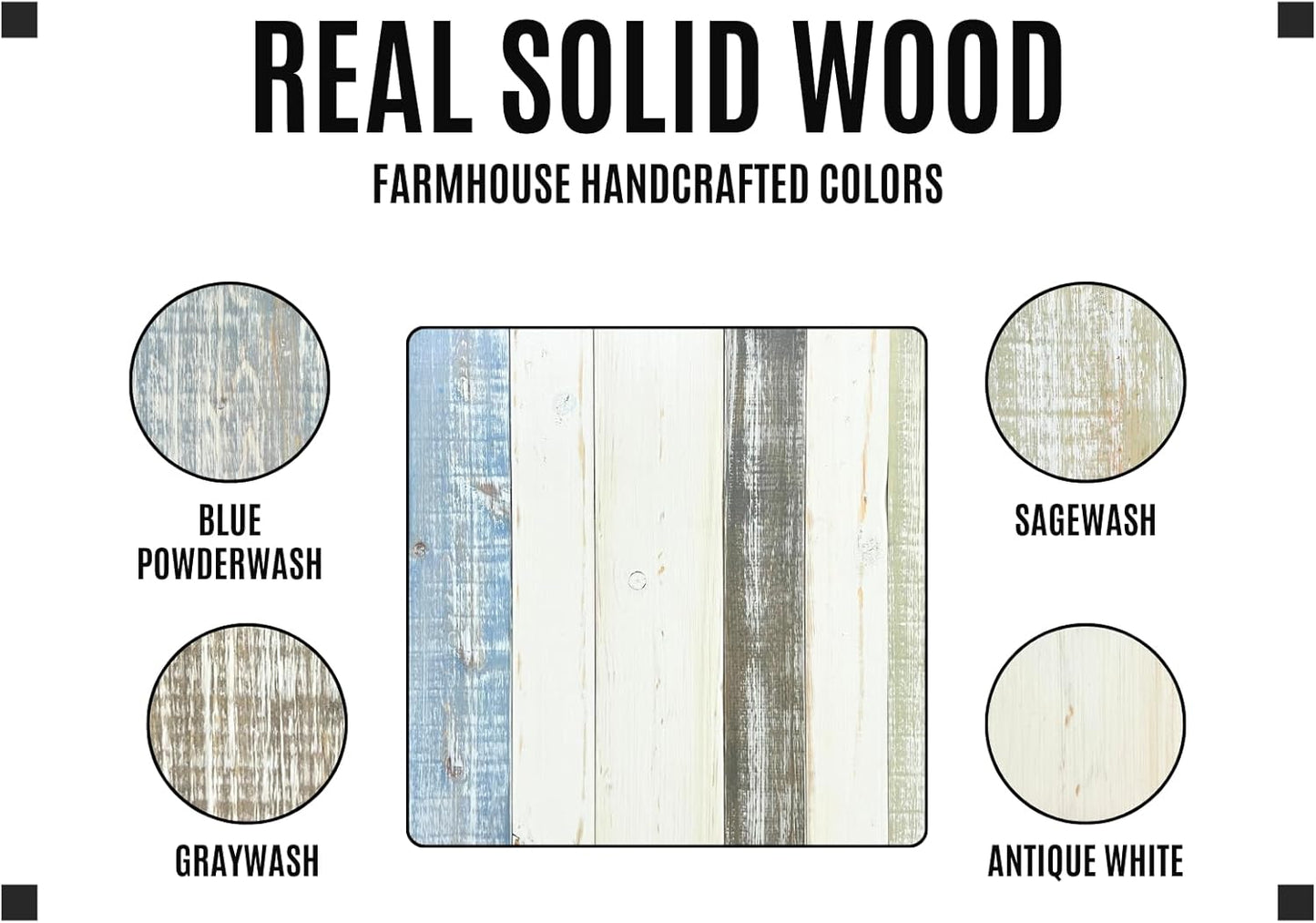 Solid Wood Headboard King Size Farmhouse with Smooth Natural Wood Grain, Handcrafted Wall-Mounted Panel Head Board, Adjustable Height, Modern Farmhouse Bedroom, Built to Last