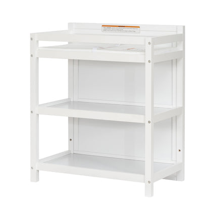 Milo 5 in 1 Convertible Crib and Changing Table with Free Changing Pad in White