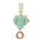 - Ritzy Jingle Toy - Baby Hanging Toy for Activity Gym, Stroller or Car Seat; Features Jingle Sound, Hexagon Rings and Adjustable Attachment Loop (Cactus)