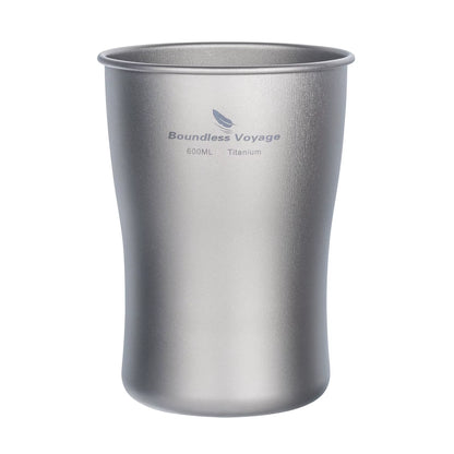 Titanium Beer Travel Mug Single Layer Cup Ultralight Coffee Tea Juicy Cup for Outdoor Camping Picnic Home Use
