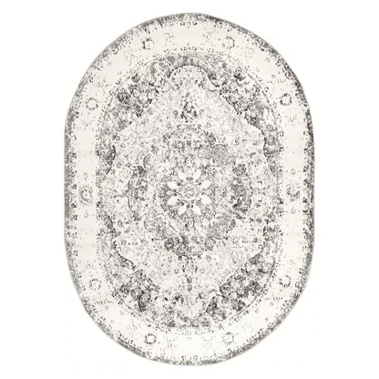 Hector Performance Oriental Gray/Ivory/Black Indoor Rug
