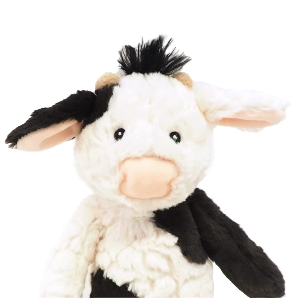 Putty Nursery Bunny Soft Toy, Cow, 1 Count (Pack of 1)