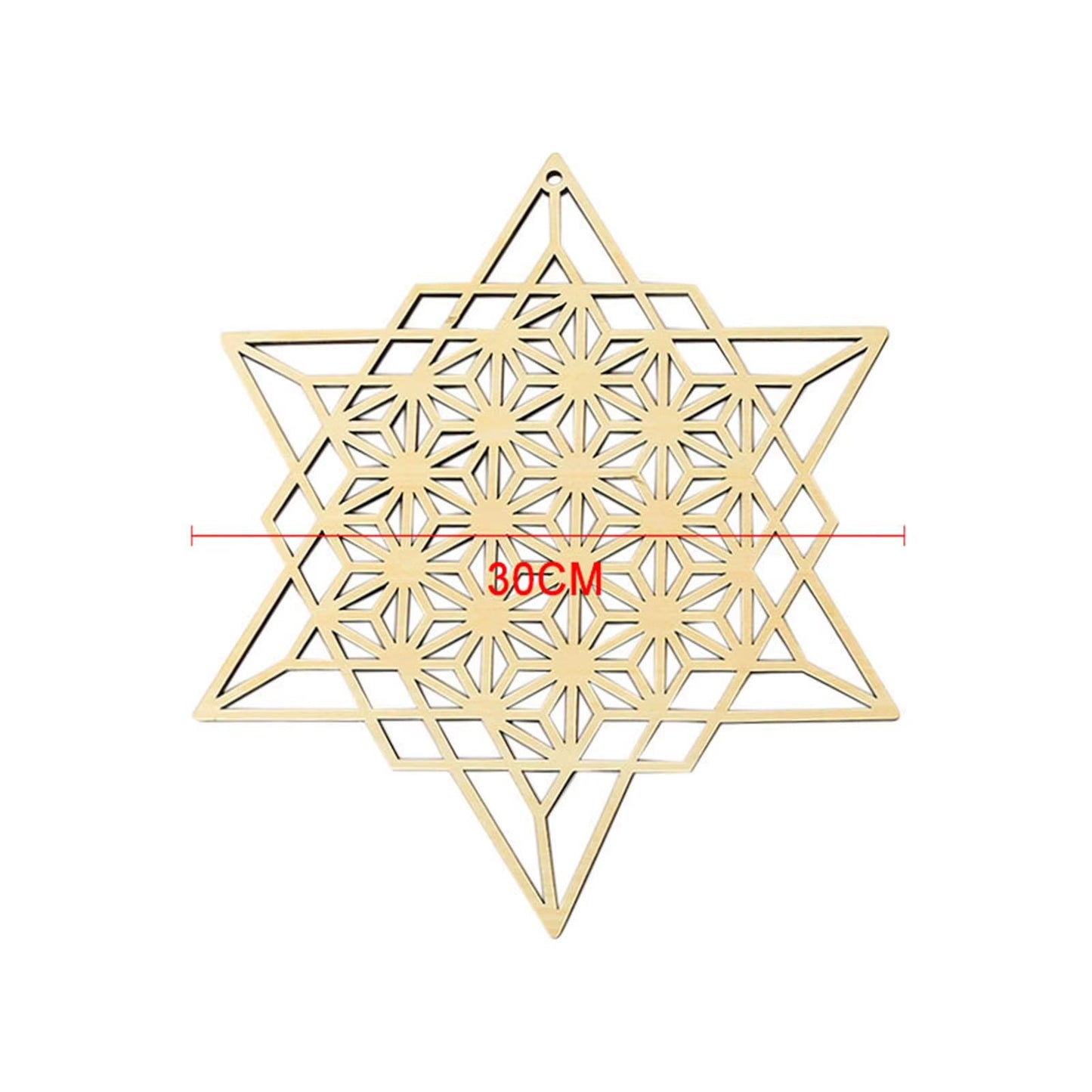 Healing Wall Art Decoration 7 Rings Wooden Home Wall Hanging Decor Wood Plate Pendant Ornament Gift