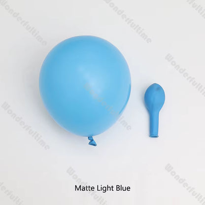 5/10/12/18Inch Doubled Dusty Blue Grey White Sand Balloons Boho Farm Theme Birthday Boy Decorations Custom Balloons Garland Arch
