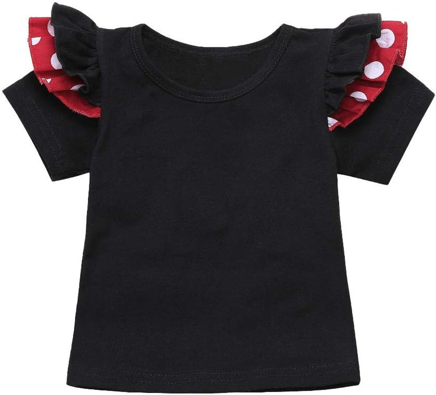 Polka Dots Tutu Costume for Baby Girl Princess 1St Birthday Party,Dress up W/Overall Suspender Skirt,Headband